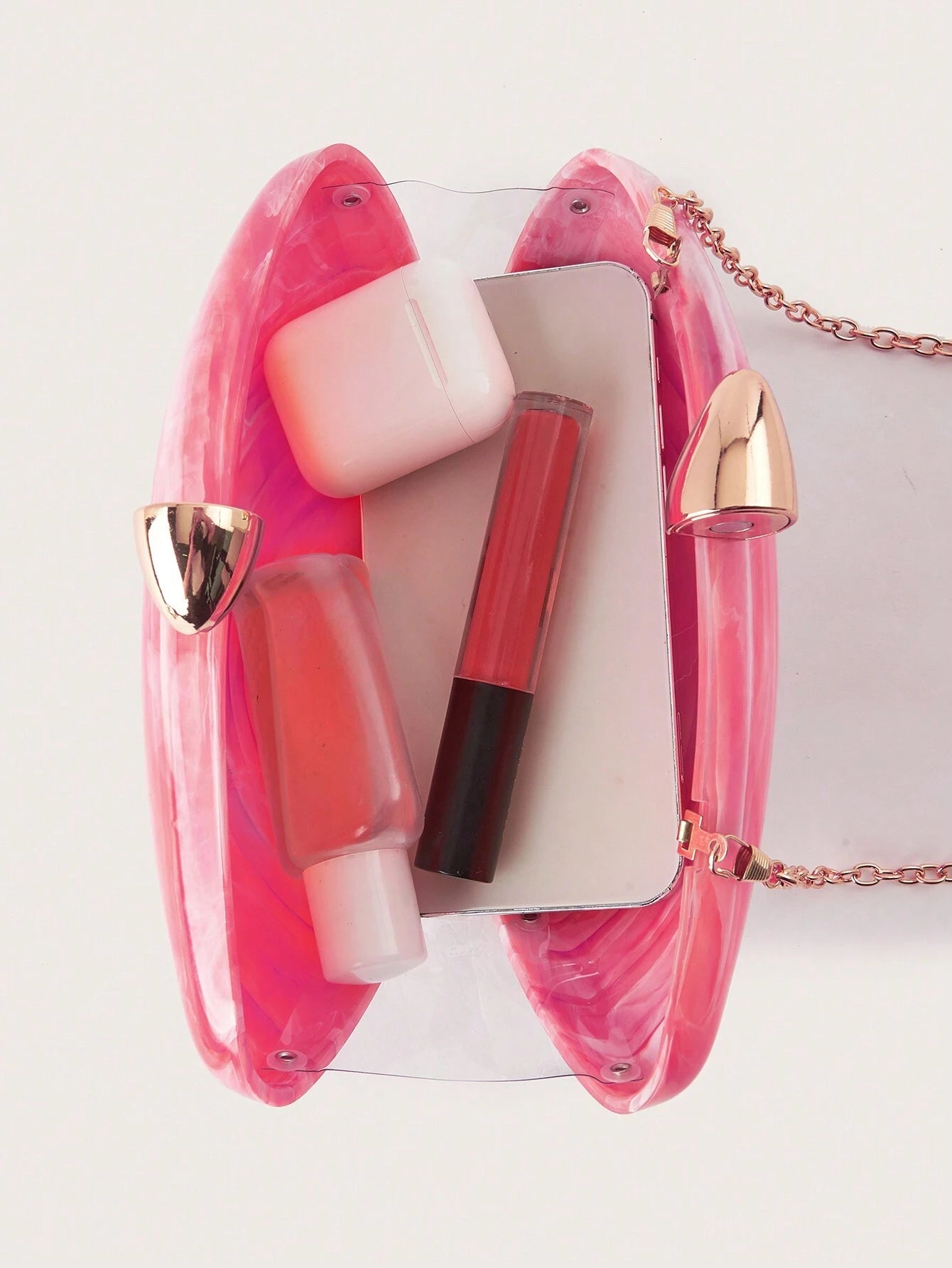 Acrylic clutch