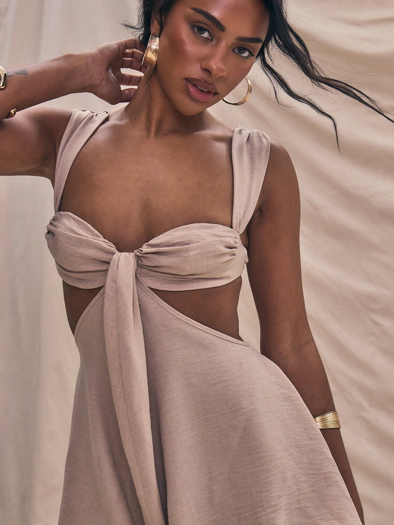 Cut out flowy romper