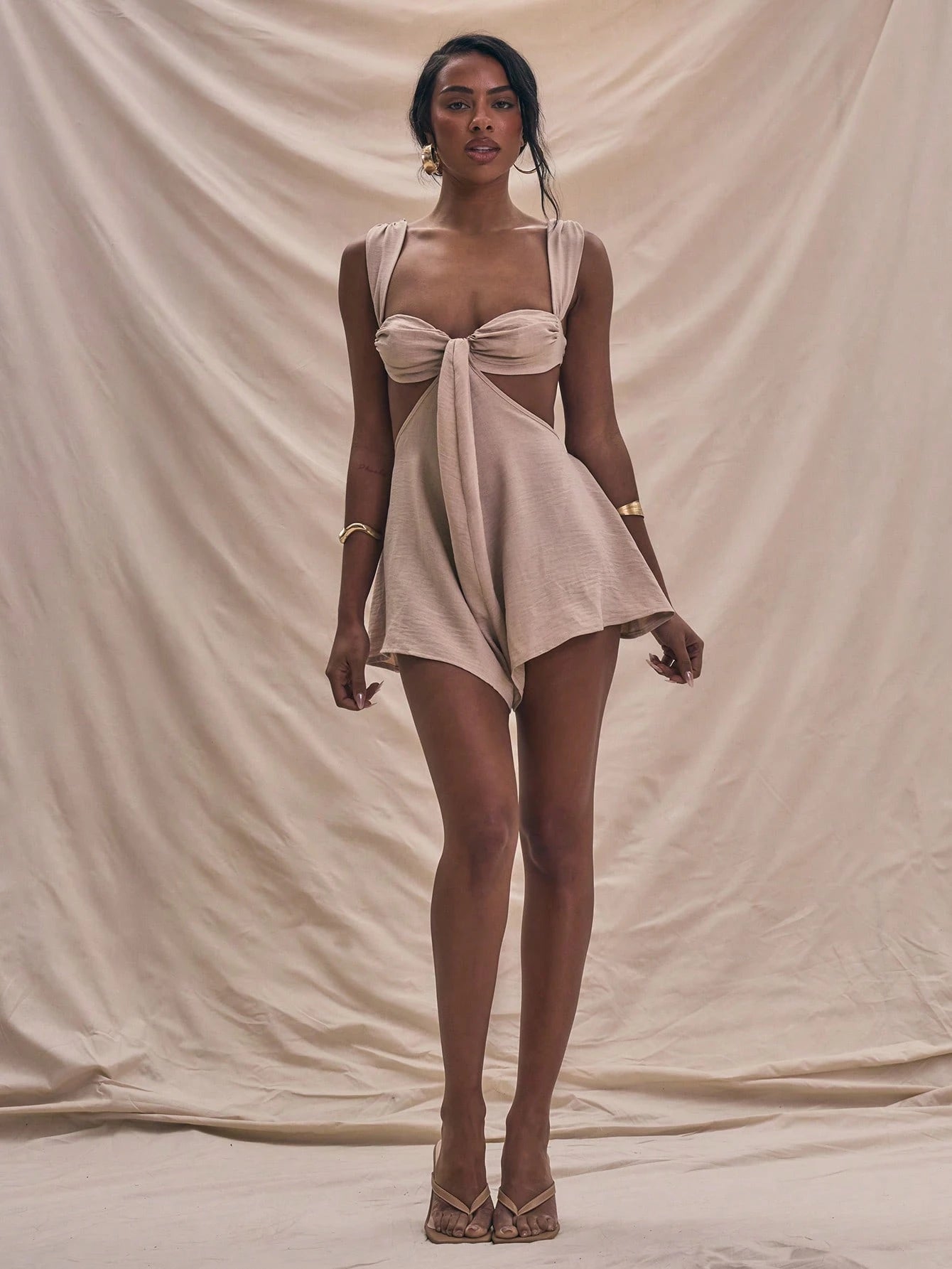 Cut out flowy romper