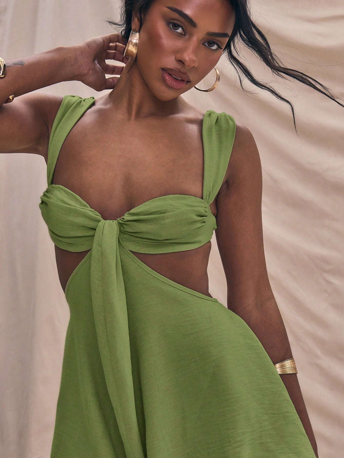 Cut out flowy romper