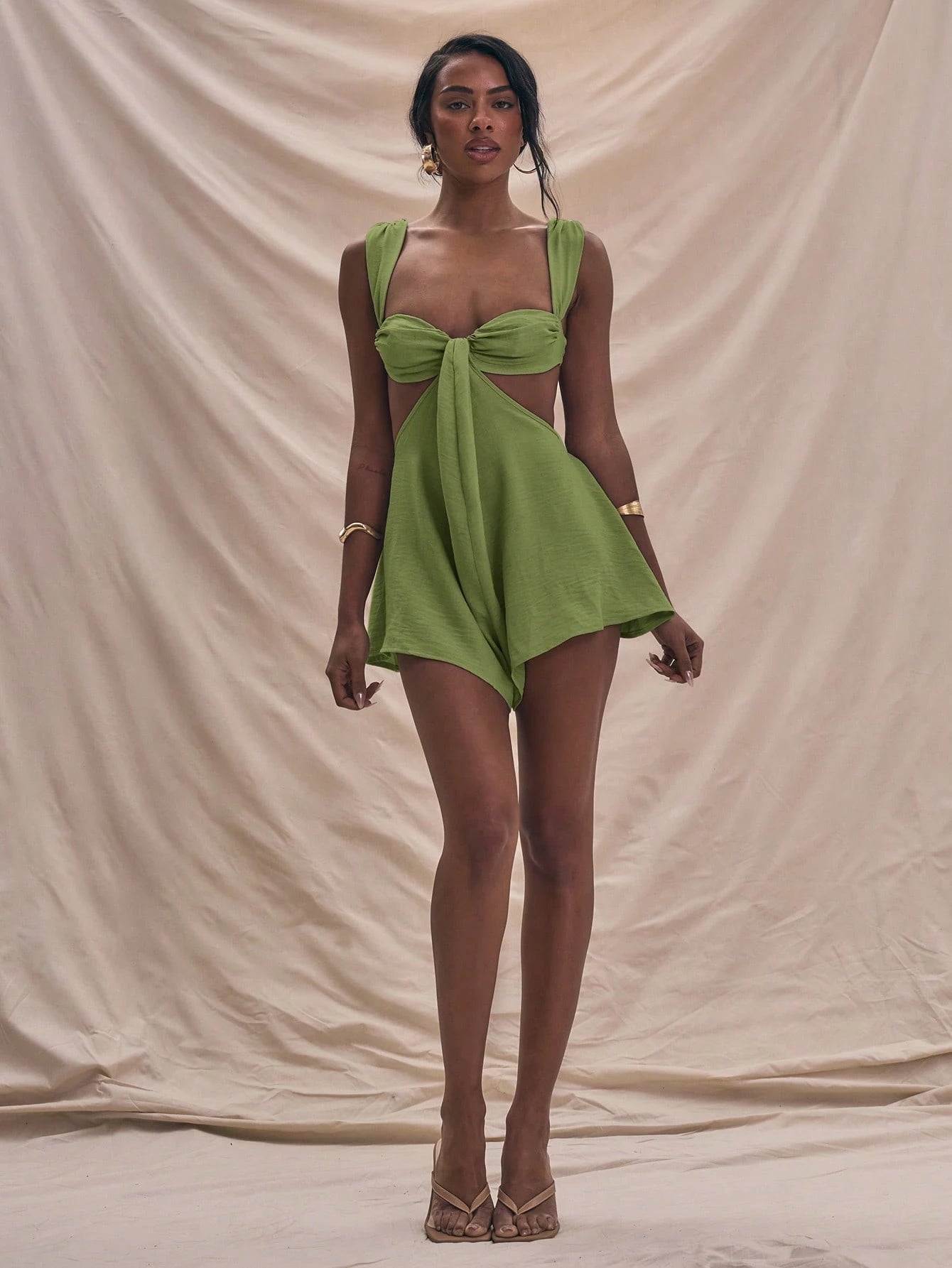 Cut out flowy romper