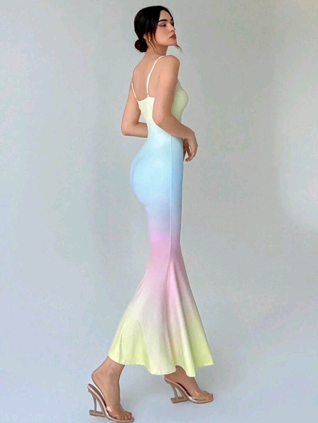 Gradient mermaid dress
