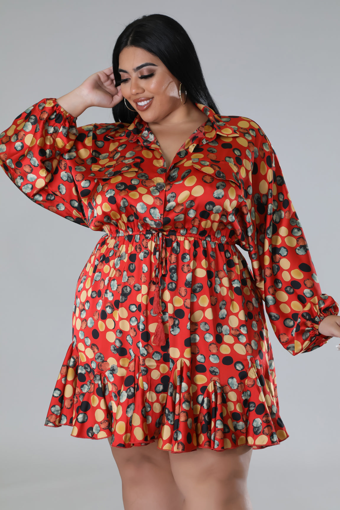 Plus-size brunch babe dress