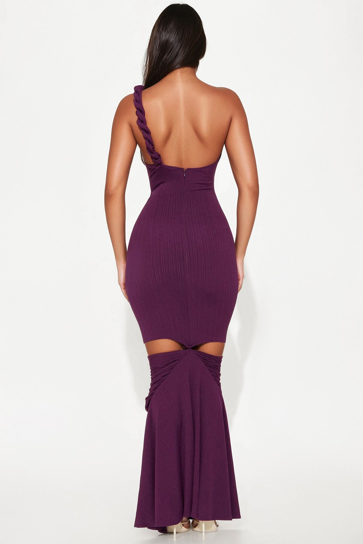 Rope cut out maxi dress