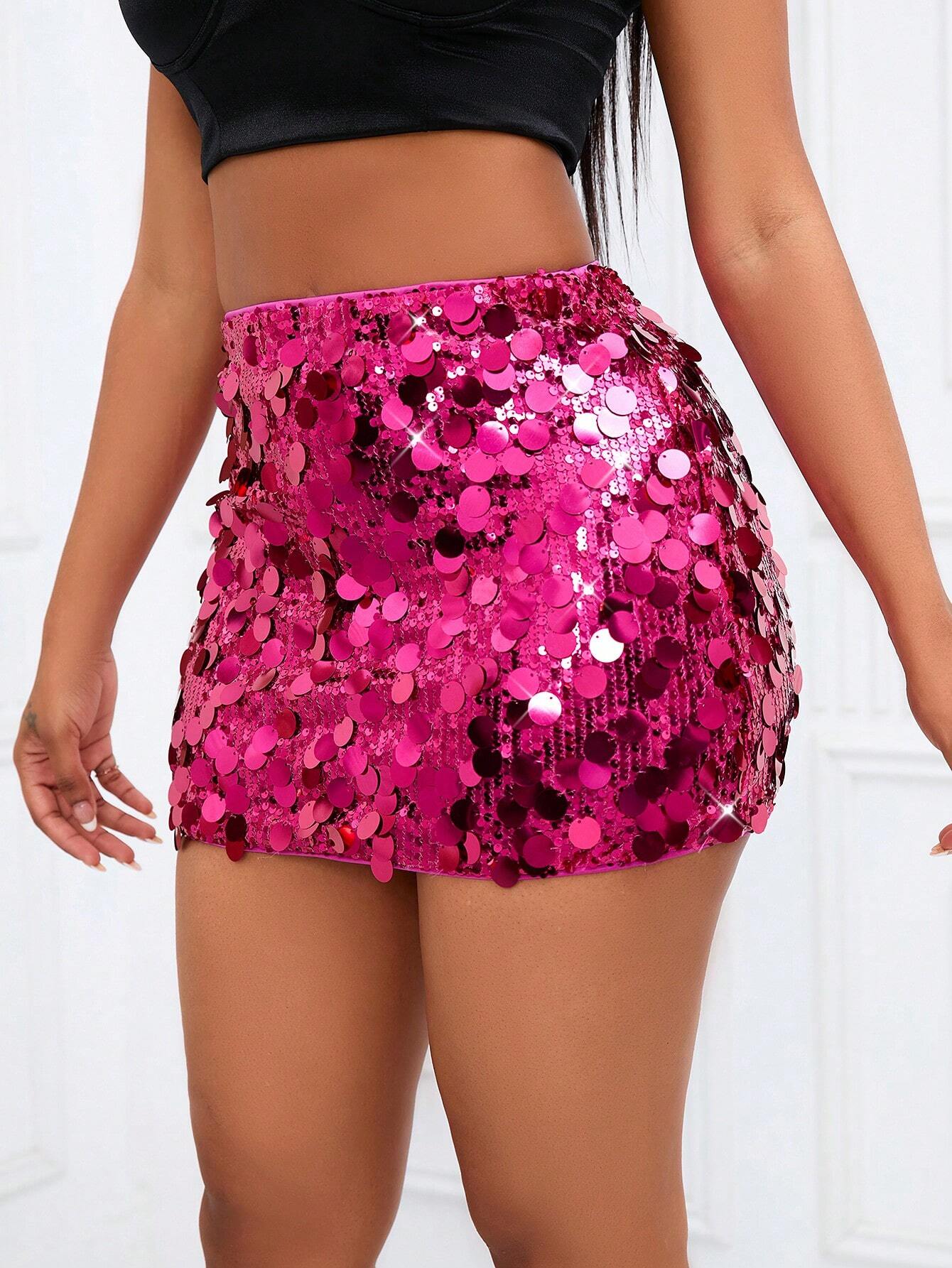 Sequin skirt