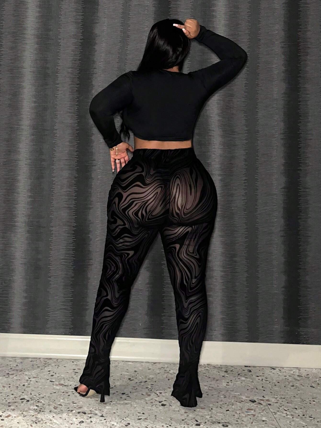 Velvet Sheer Tights