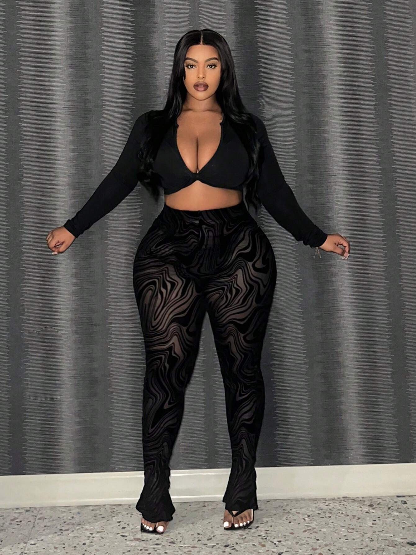 Velvet Sheer Tights