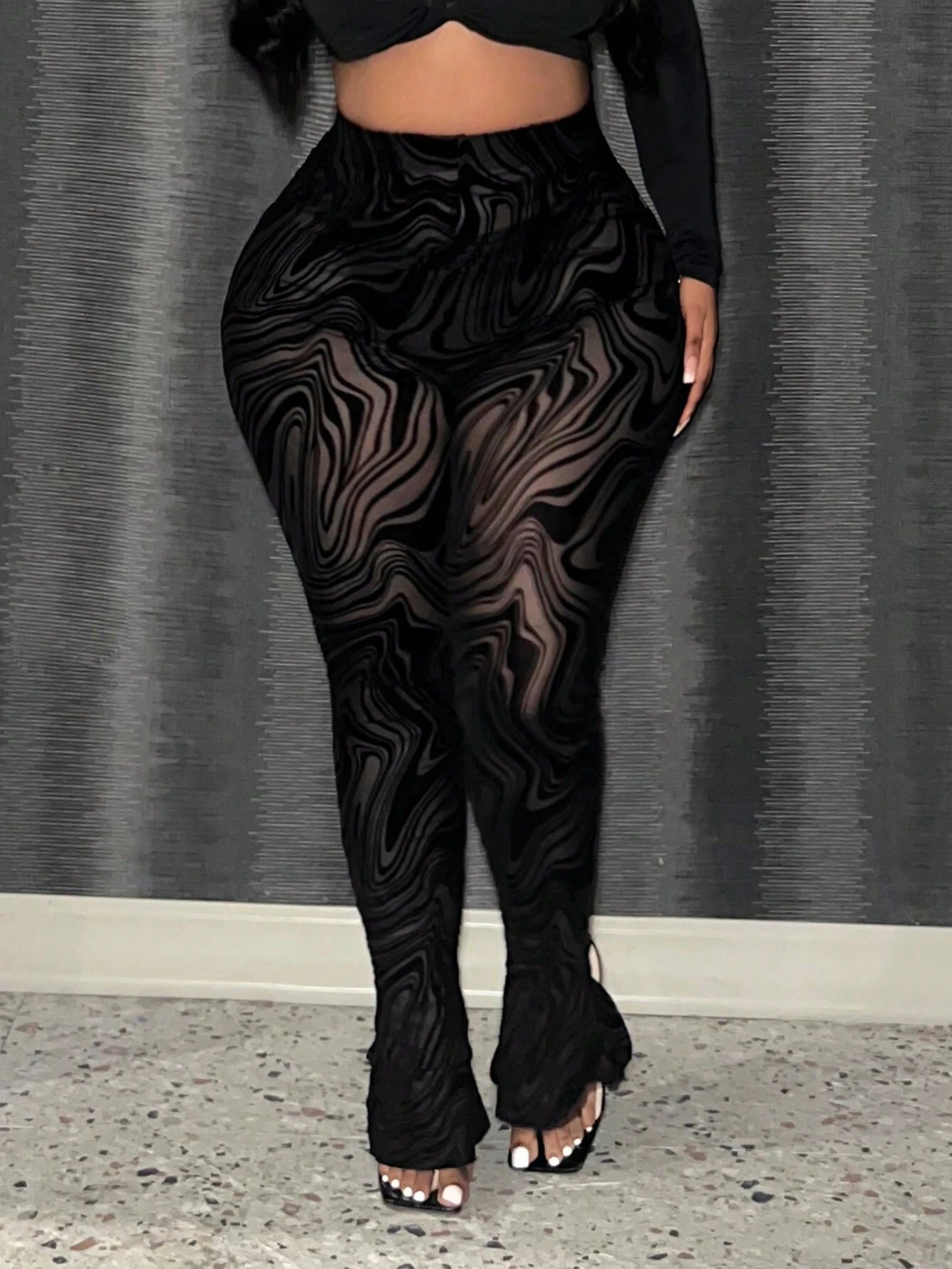 Velvet Sheer Tights