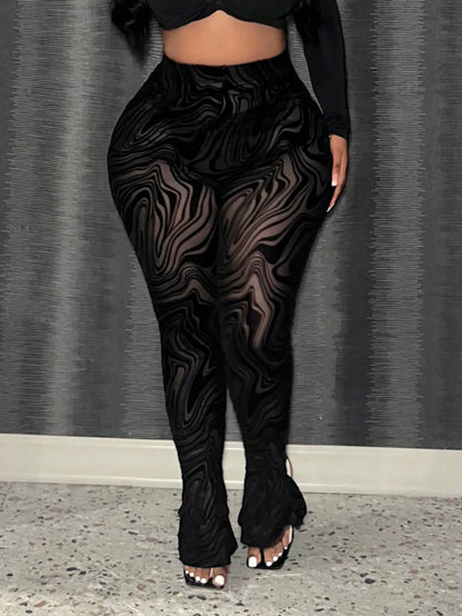 Velvet Sheer Tights