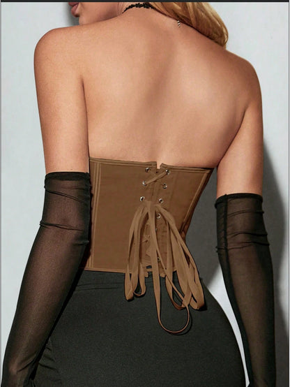 Lace up corset