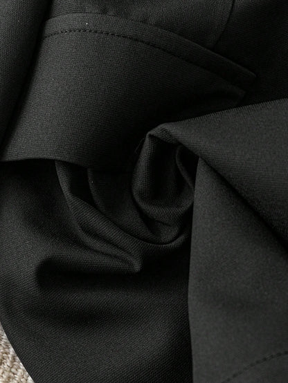 Fitted solid colour jacket