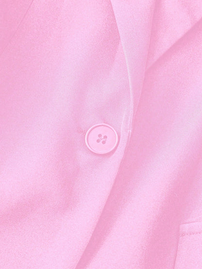 Fitted solid colour jacket