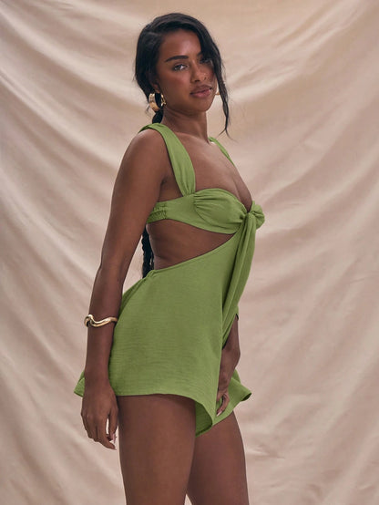 Cut out flowy romper