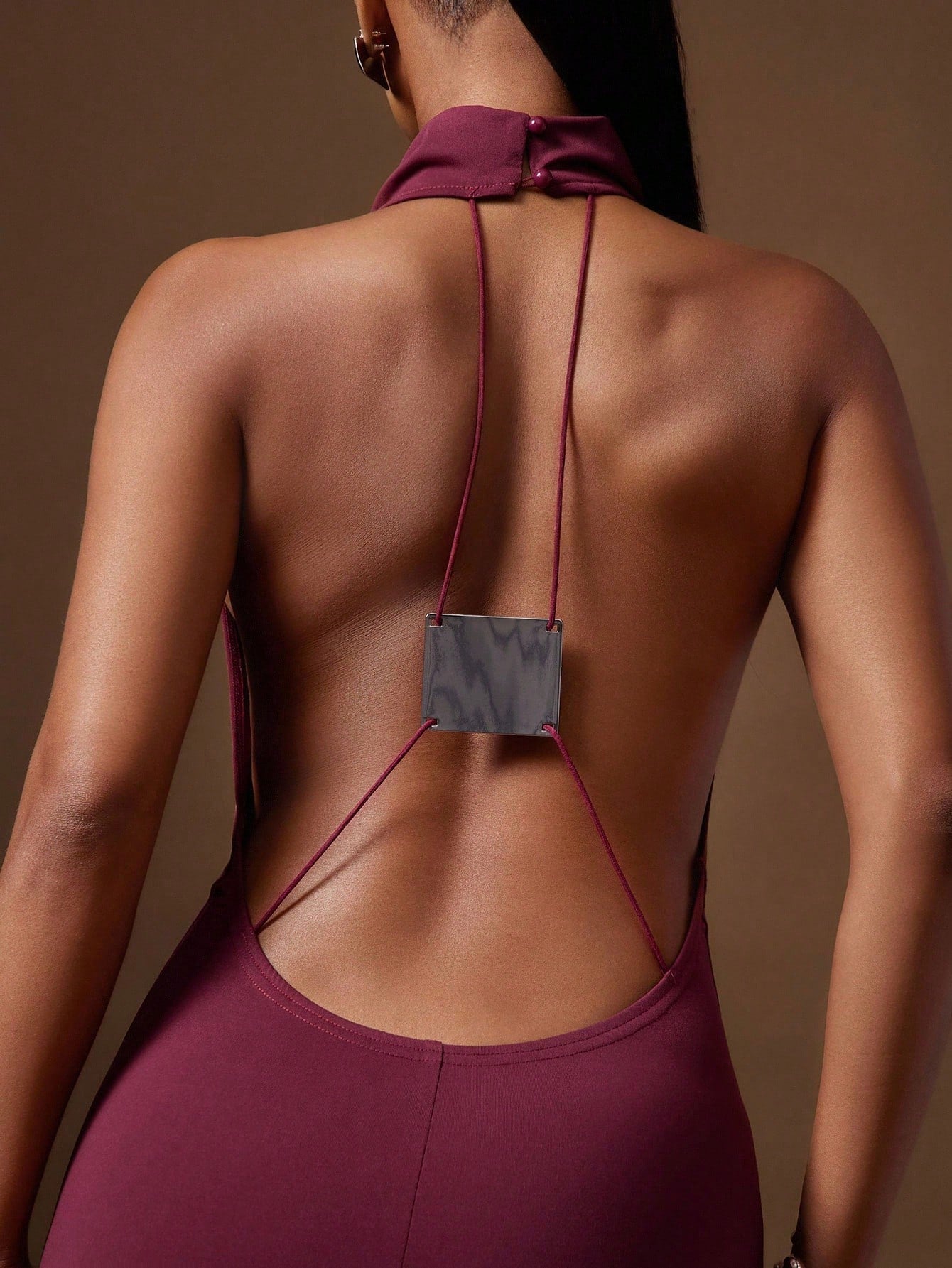 Backless Halter Bodycon Dress