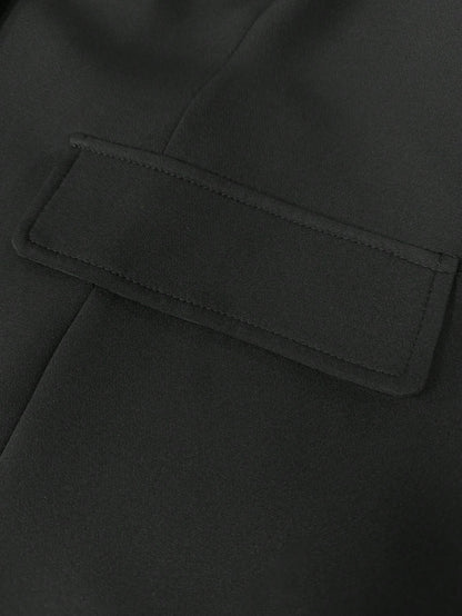 Plus-size loose long sleeve jacket