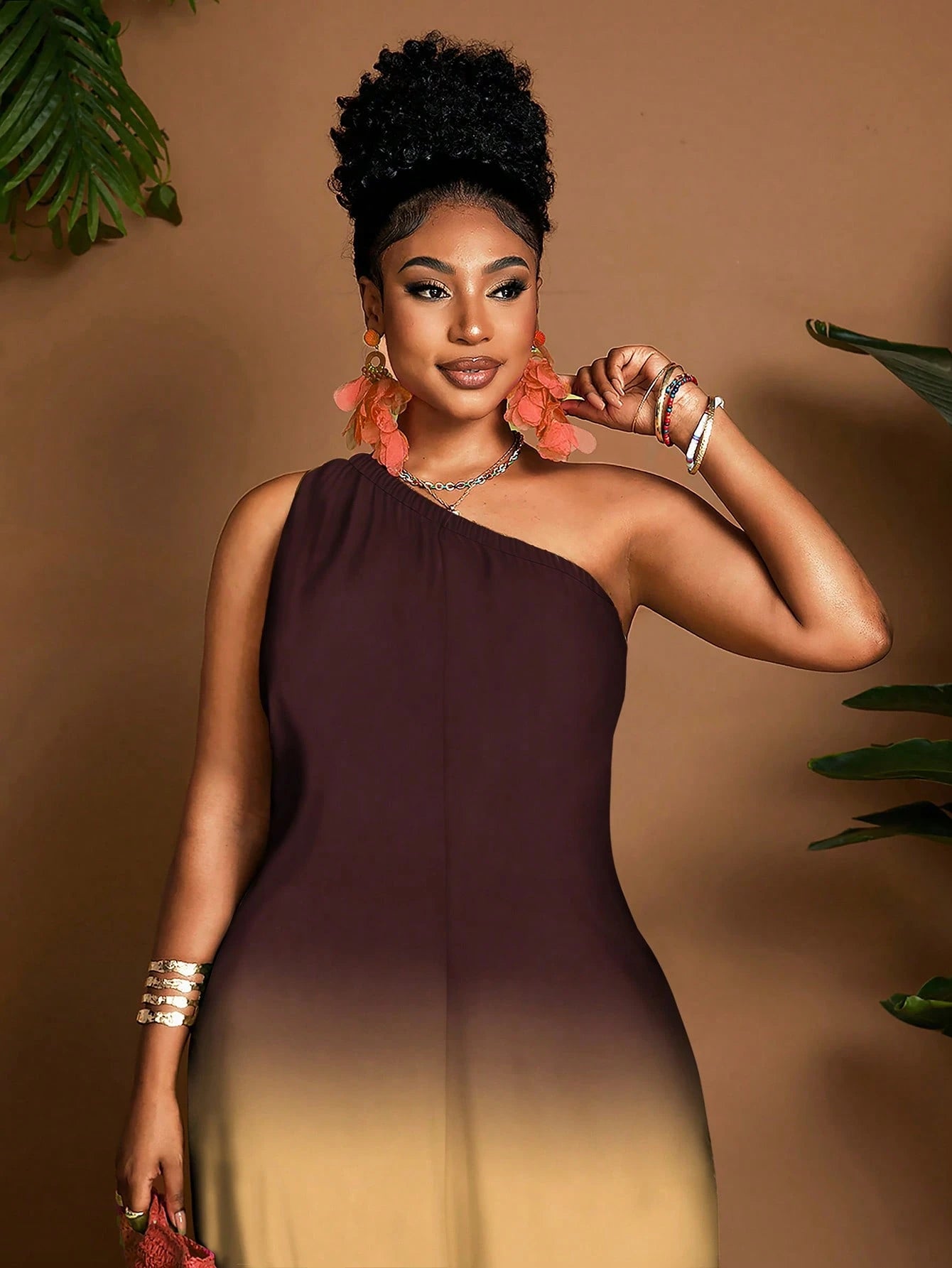 Plus-size loose jumpsuit