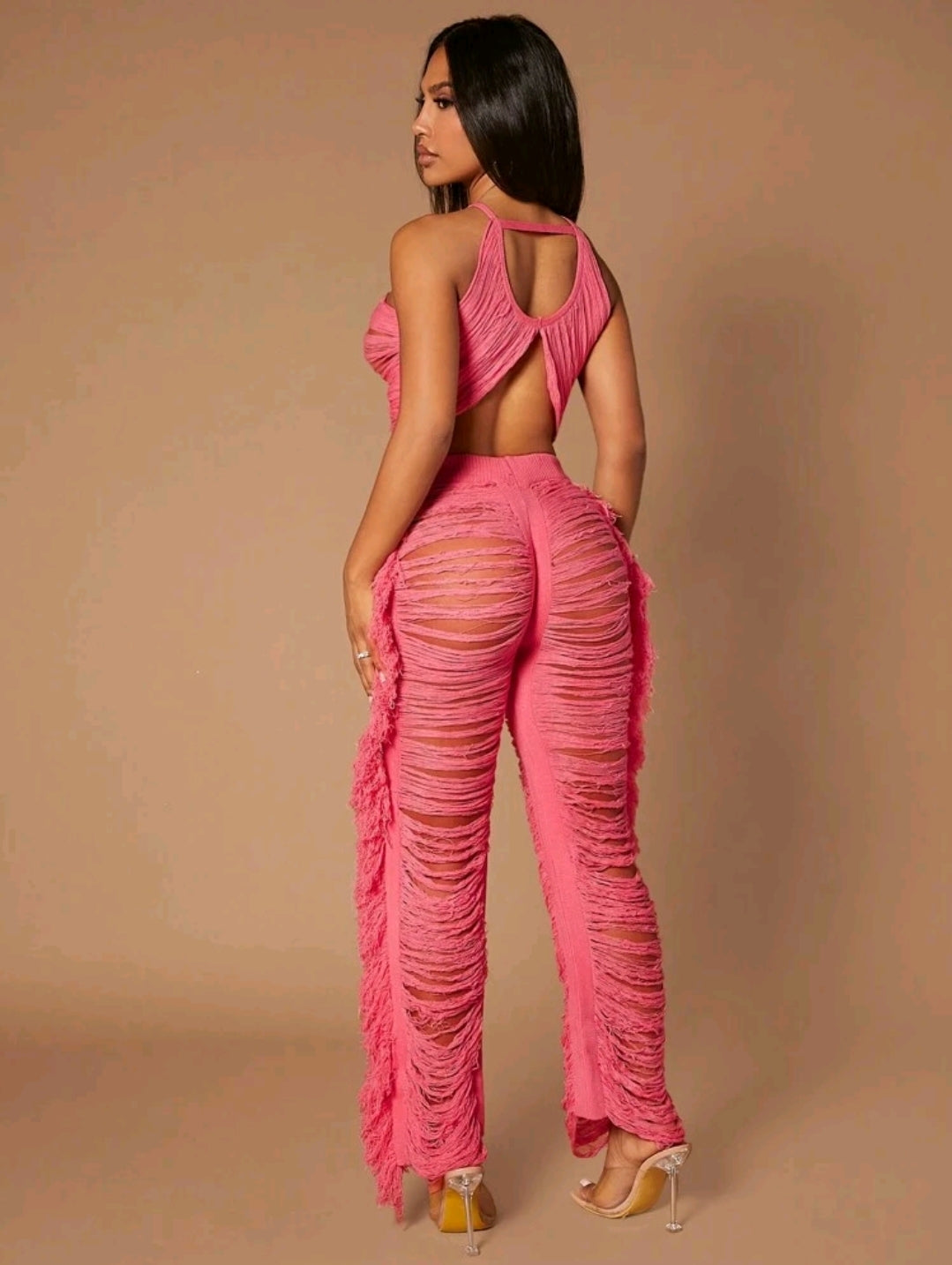 Crochet pants set