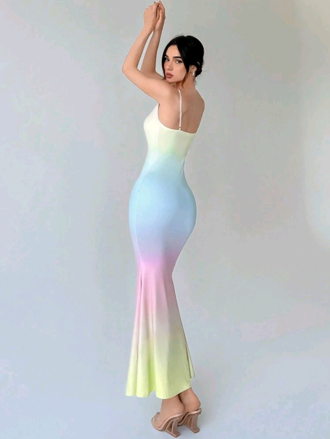 Gradient mermaid dress