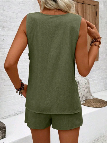 Relaxed shorts set