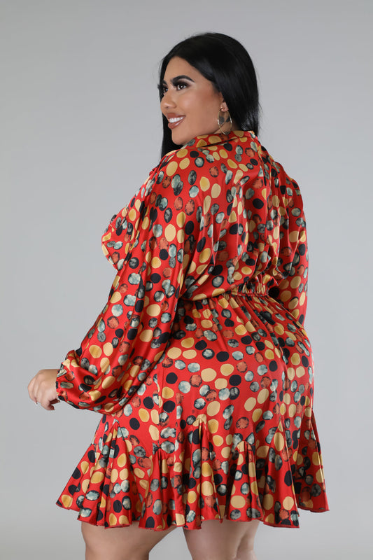 Plus-size brunch babe dress