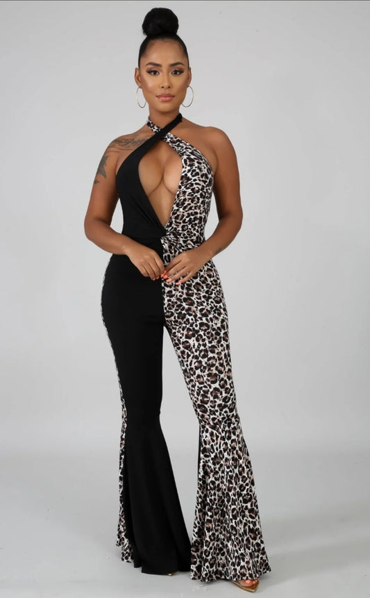 Cheetah inspired jumpsuit
