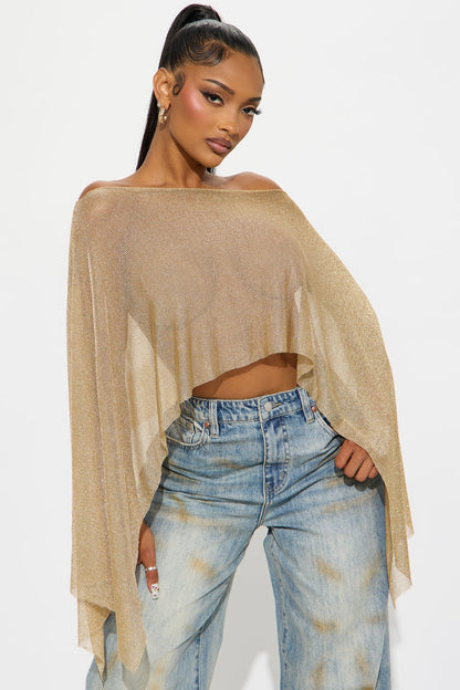 Shimmer off shoulder top