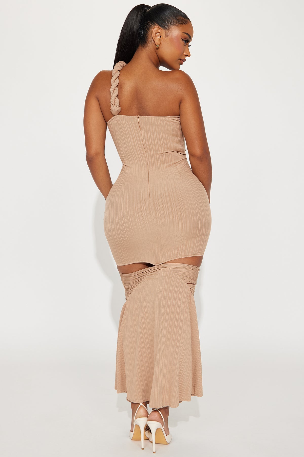 Rope cut out maxi dress