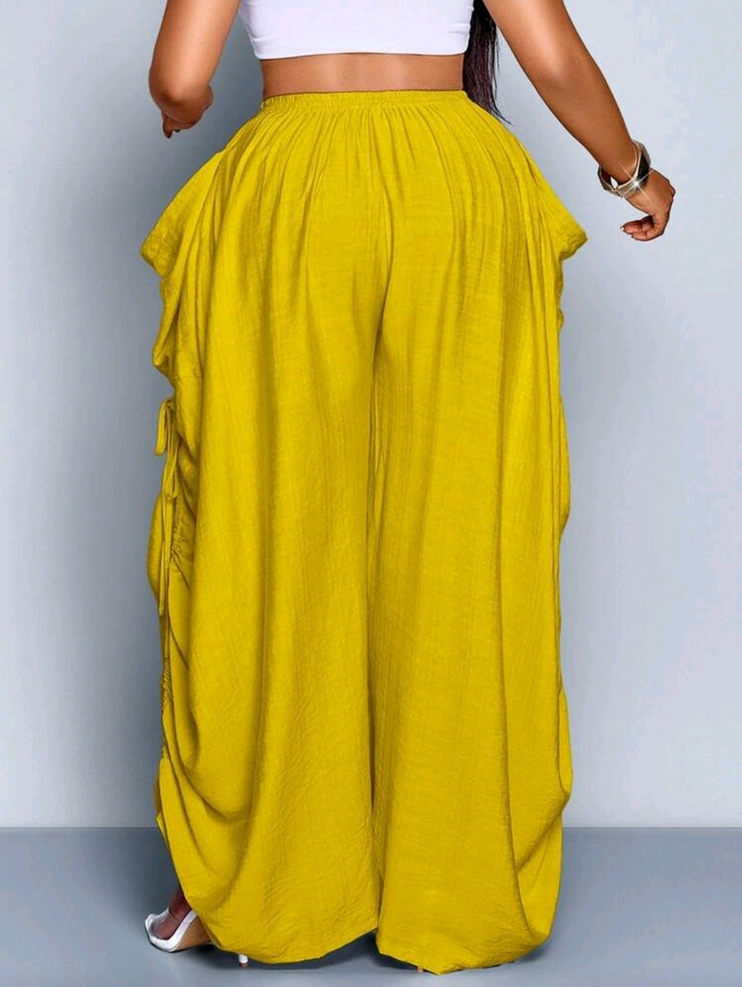Pleated Wide Leg Pants