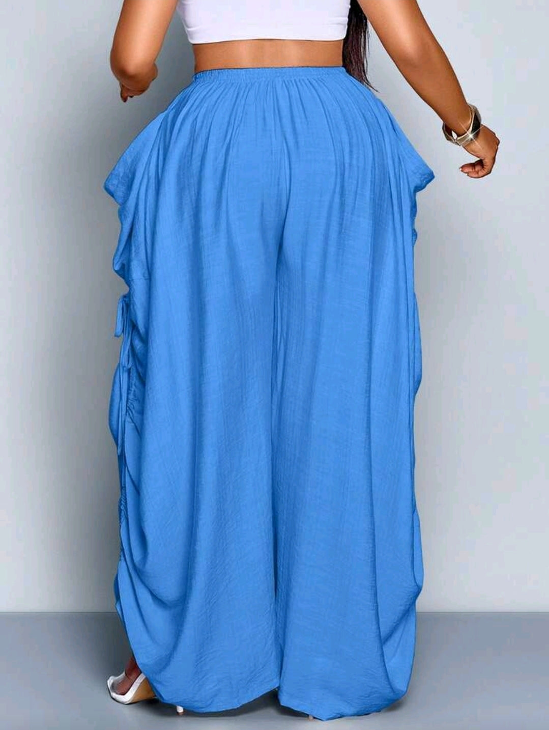 Pleated Wide Leg Pants