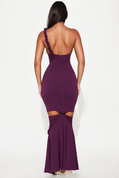 Rope cut out maxi dress