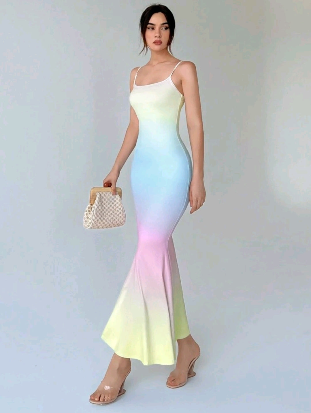 Gradient mermaid dress