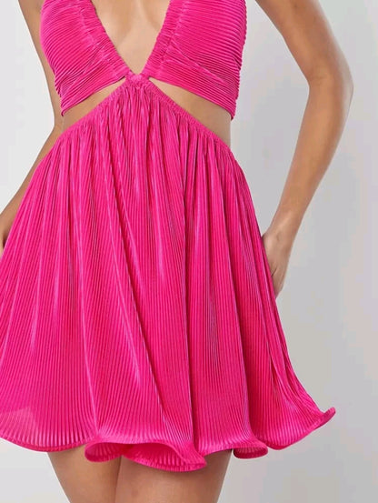 Flare fluff dress