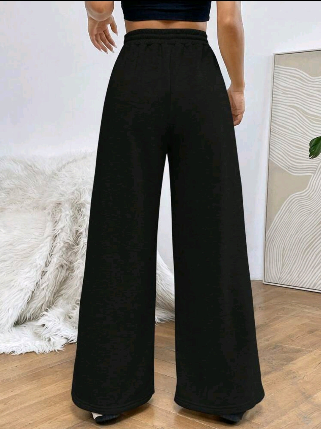 Relaxed striped pants