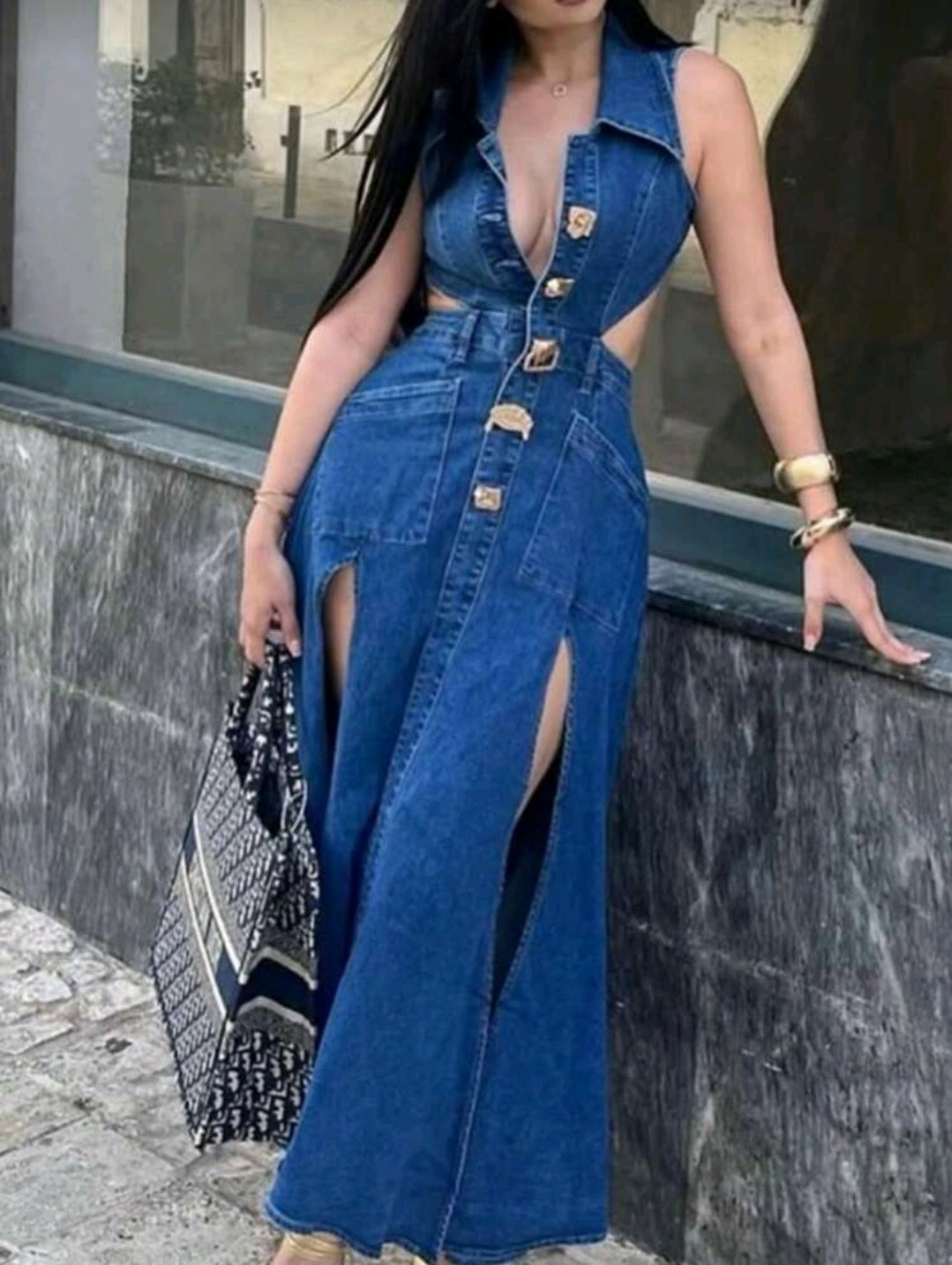 Denim days dress
