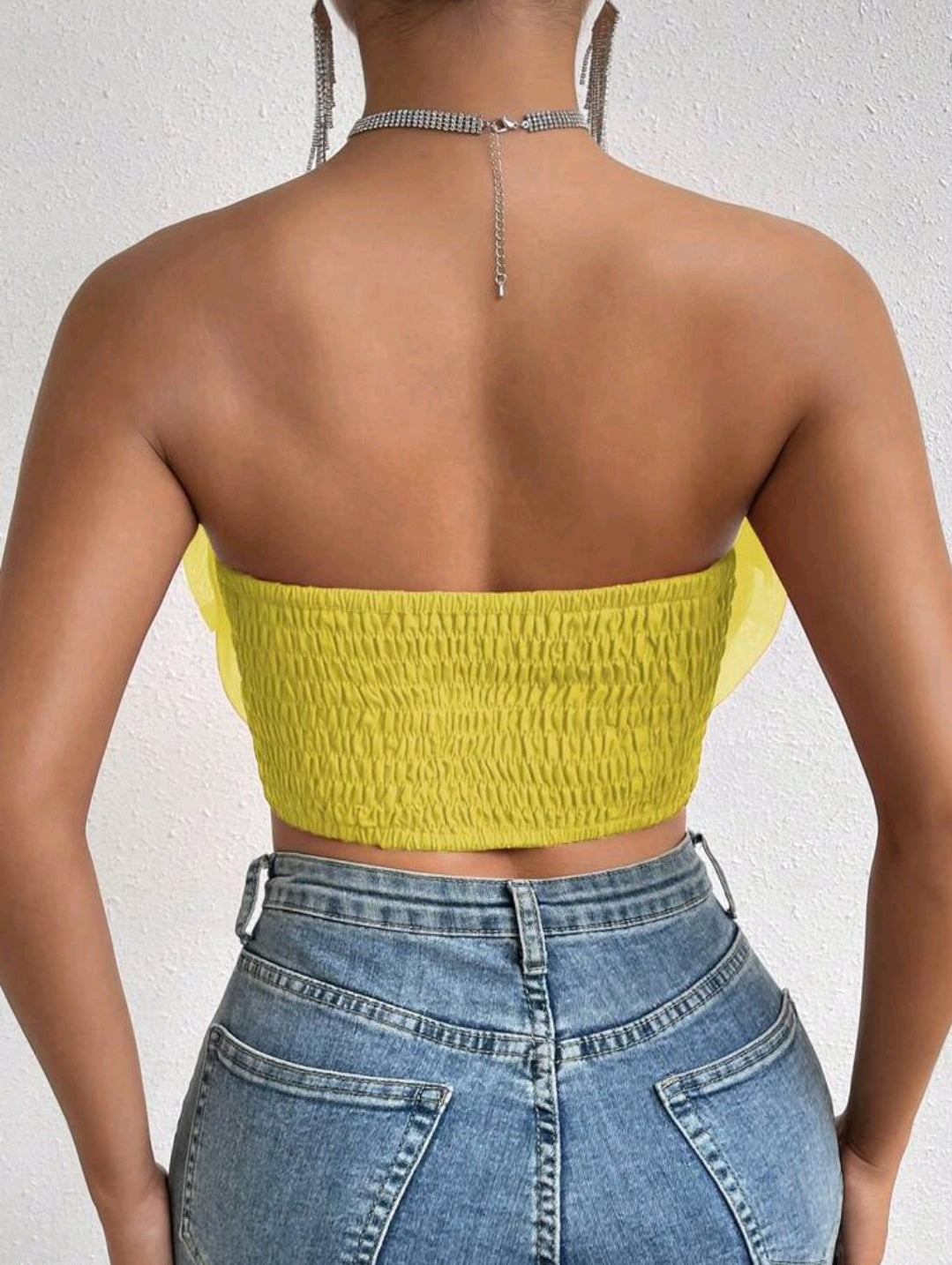 Floral tube top