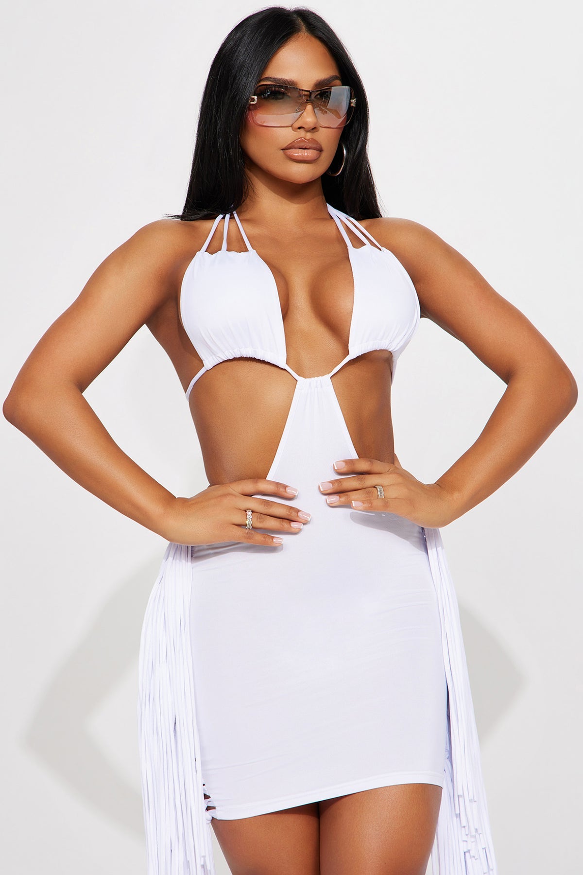 Festival fringe mini dress