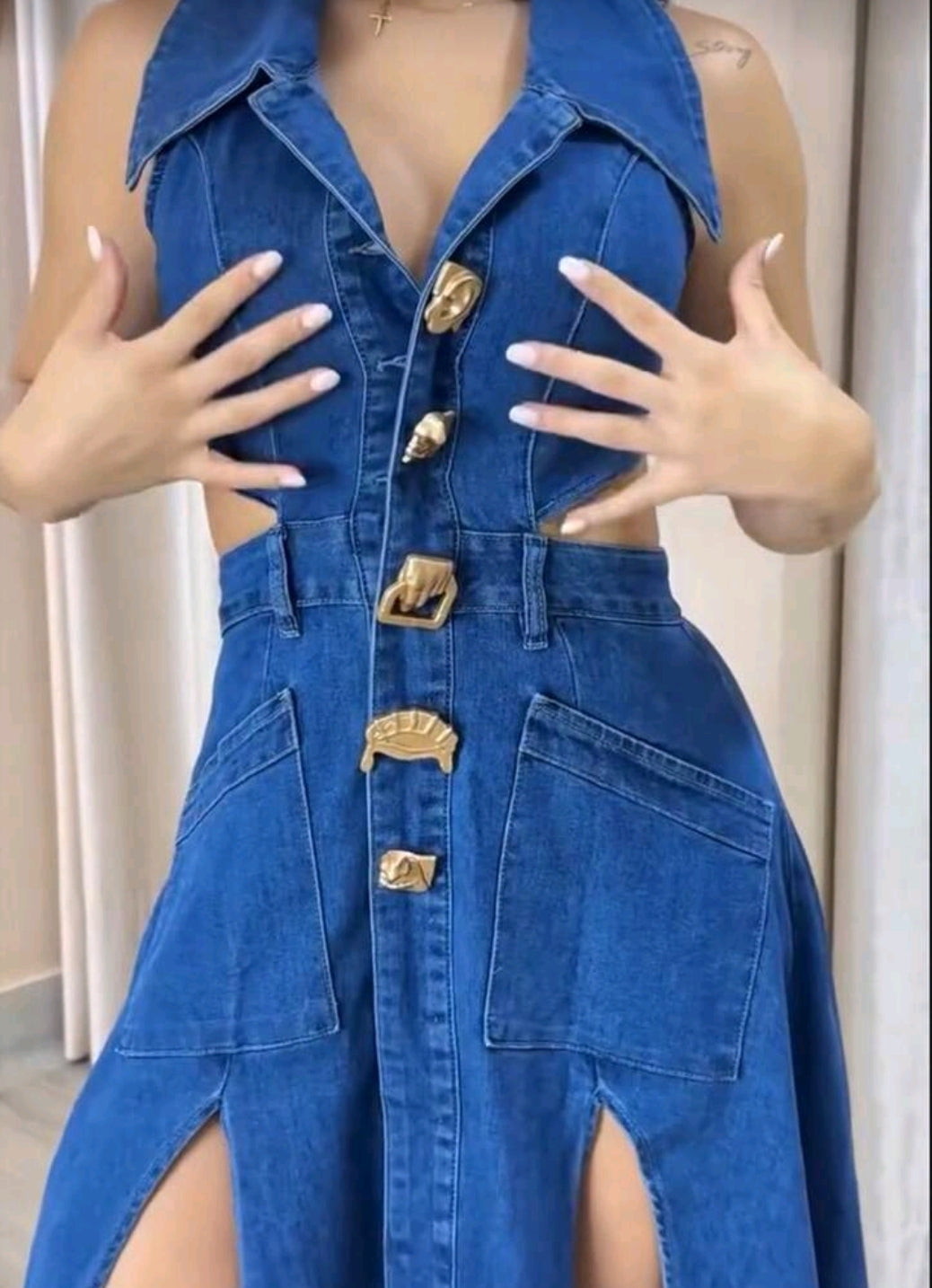 Denim days dress