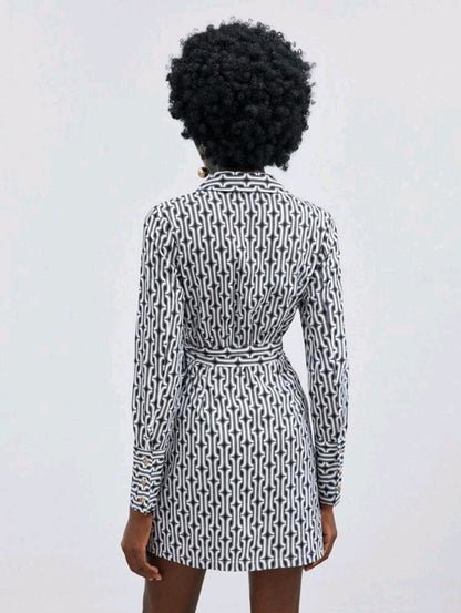 Wrap mini dress